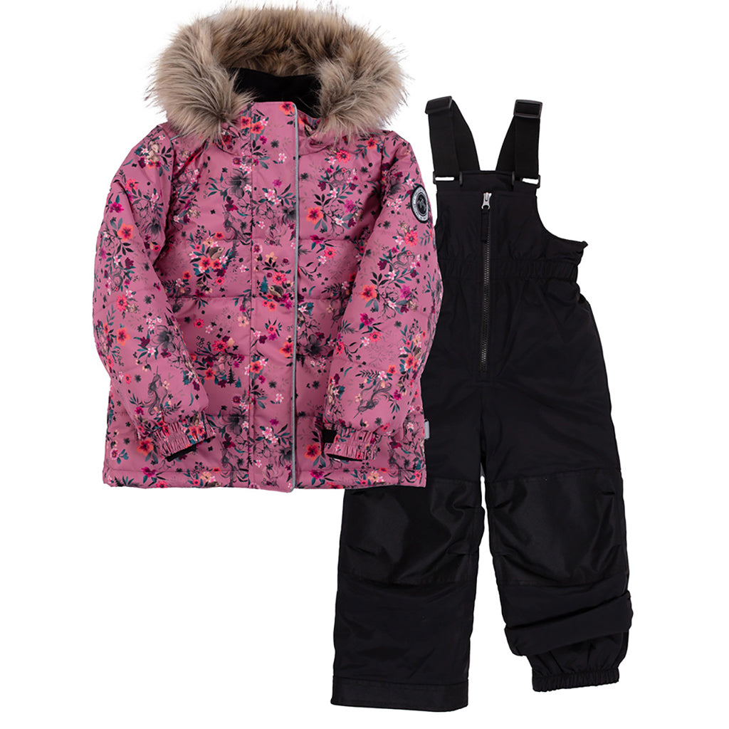 Girl's Peluche & Tartine Rosalie 2-Piece Snowsuit