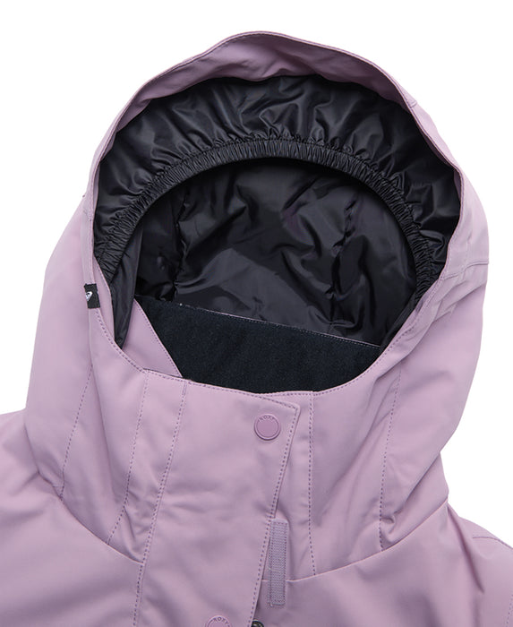 Girl's Roxy Floral Block Parka