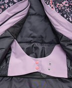 Girl's Roxy Floral Block Parka
