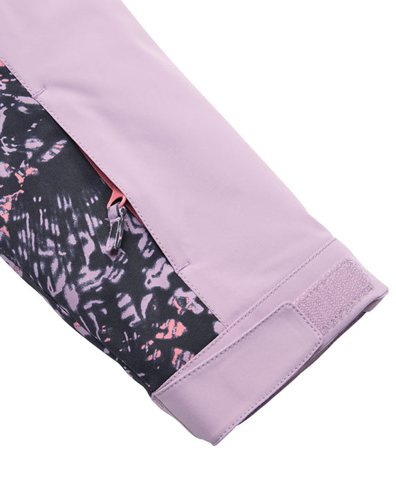 Girl's Roxy Floral Block Parka