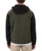 Men's Hurley Santa Cruz Quilted Hooded Shirt Jacket
