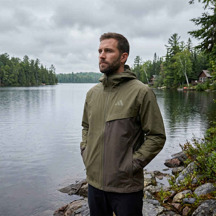 Men's Adidas Terrex Multi 2-Layer Rain Jacket