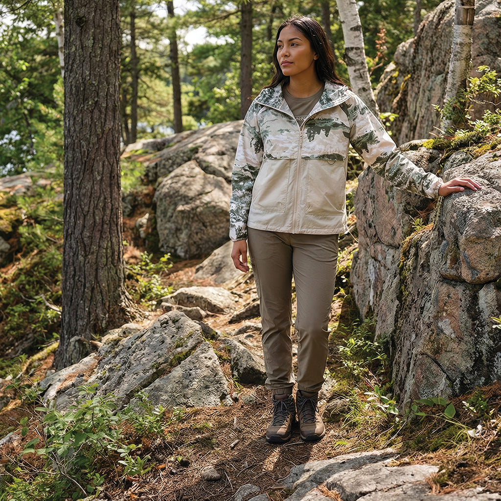 Women's Columbia Spire Valley Printed Windbreaker — Winnipeg