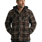 Misty Mountain Quilted Lined Insulated Flannel Jacket
