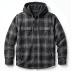 Men's Dickies Hooded Plaid Shirt Jacket