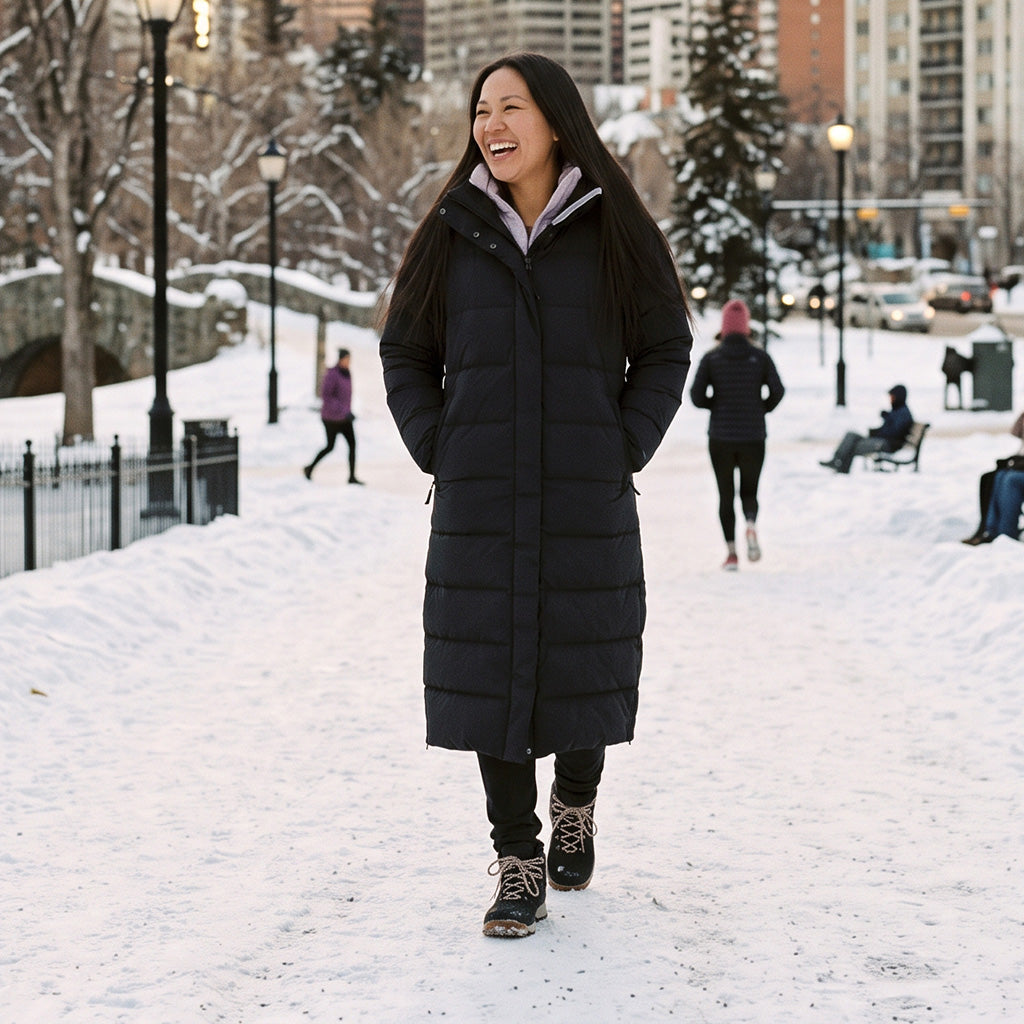 Women's Columbia Amaze Puff Long Hooded Jacket