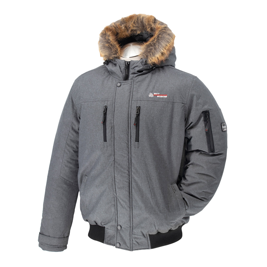 Men's Misty Mountain Black Ice Bomber Jacket