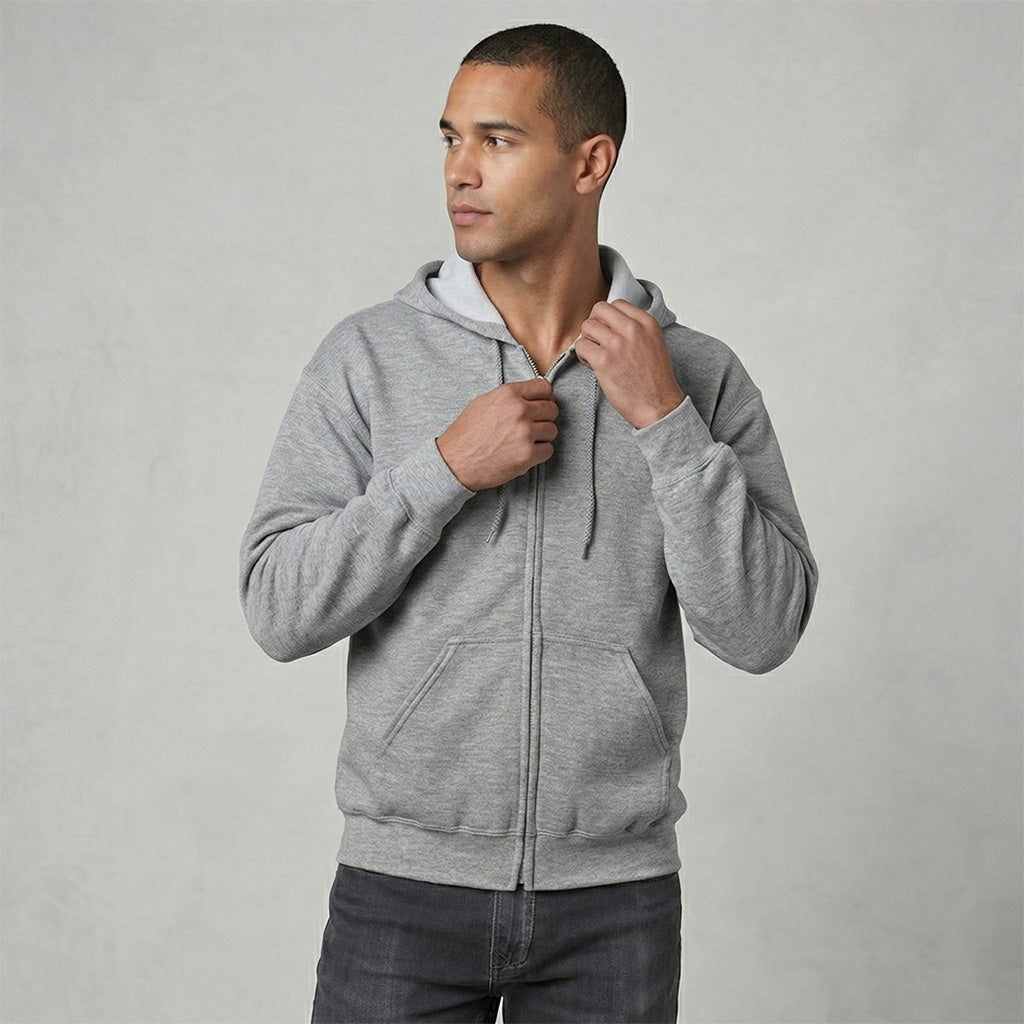 Unisex Gildan Full Zip Hooded Sweatshirt