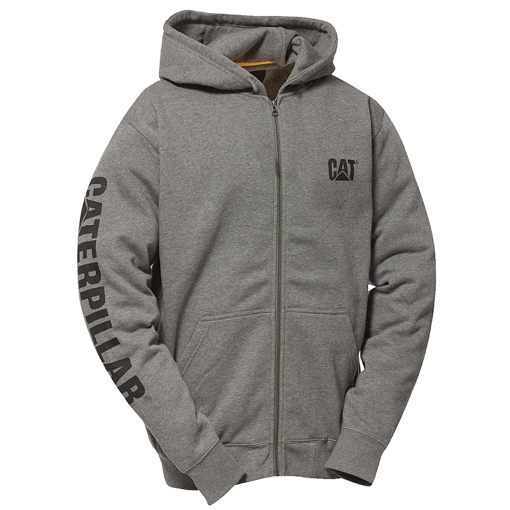 Men's CAT Arm Logo Full Zip Hoody