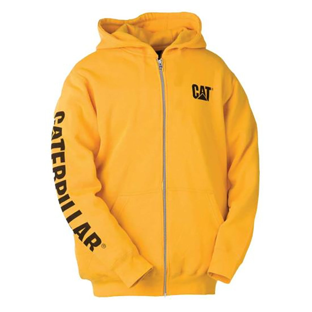 Men's CAT Arm Logo Full Zip Hoody