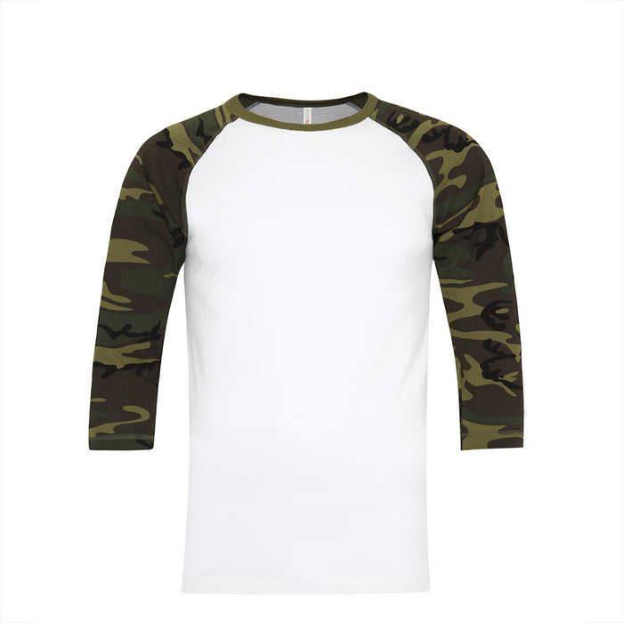 Unisex M&O Three-Quarter Sleeve Baseball T-Shirt