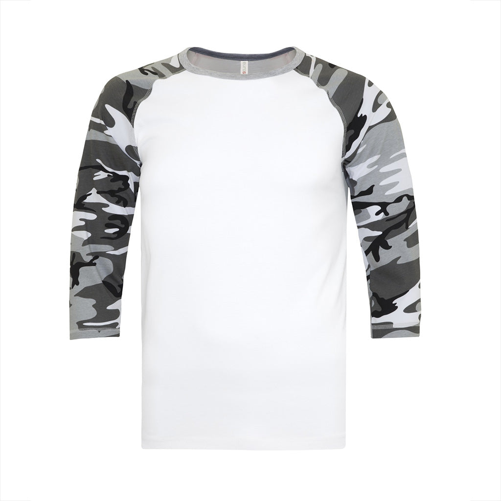 Unisex M&O Three-Quarter Sleeve Baseball T-Shirt
