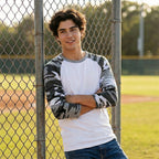 Unisex M&O Three-Quarter Sleeve Baseball T-Shirt
