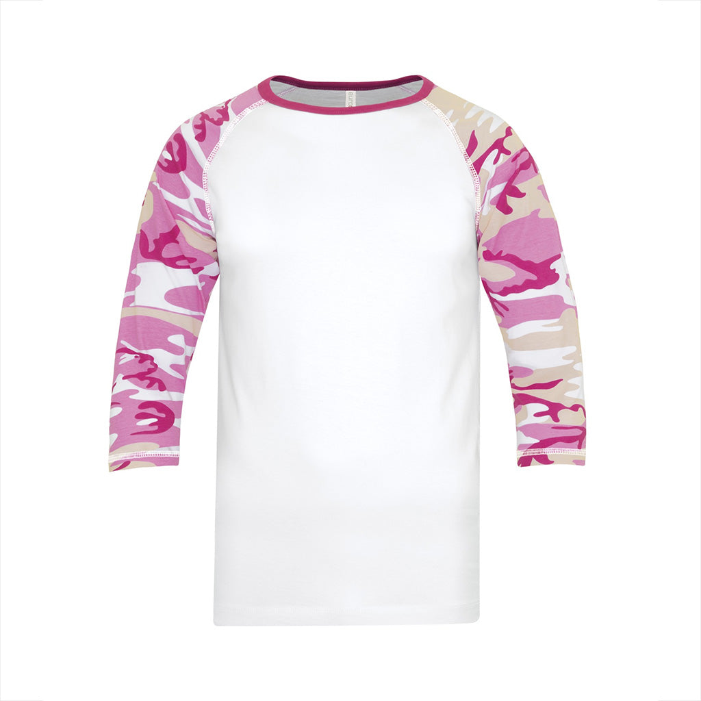 Unisex M&O Three-Quarter Sleeve Baseball T-Shirt