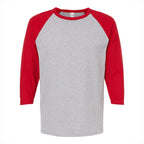 Unisex M&O Three-Quarter Sleeve Baseball T-Shirt