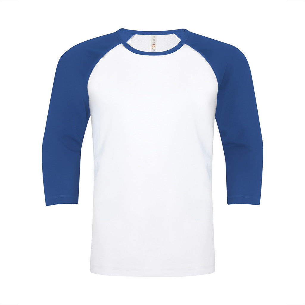 Unisex M&O Three-Quarter Sleeve Baseball T-Shirt