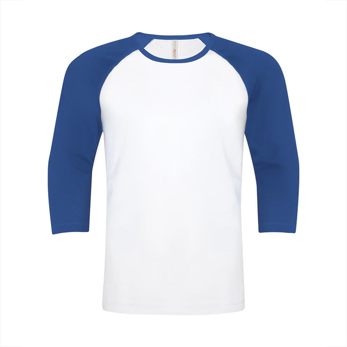 Unisex M&O Three-Quarter Sleeve Baseball T-Shirt
