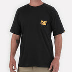 Men's CAT Logo Pocket Tee