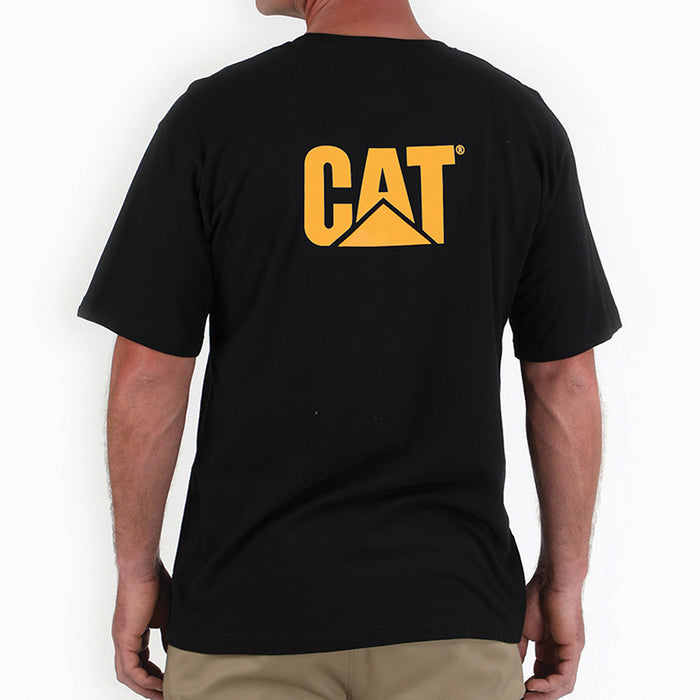 Men's CAT Logo Pocket Tee