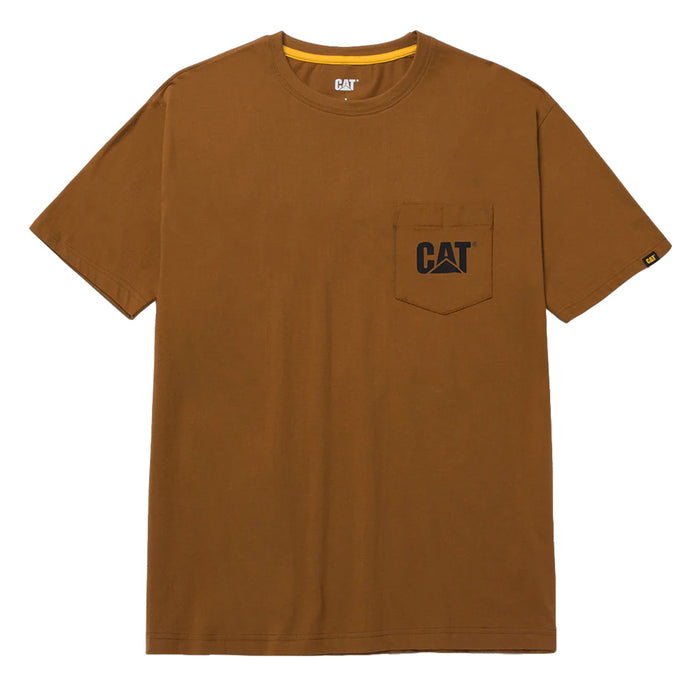 Men's CAT Logo Pocket Tee