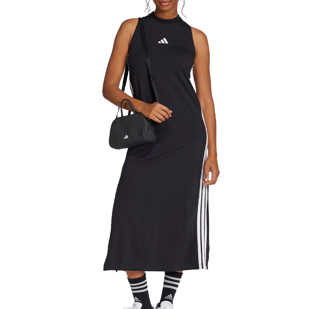 essentials 3 stripes long racerback dress Women's Adidas Essentials 3-Stripes Long Racerback Dress — Winnipeg  Outfitters