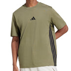 Men's Adidas Essential 3 Stripes Jersey Tee