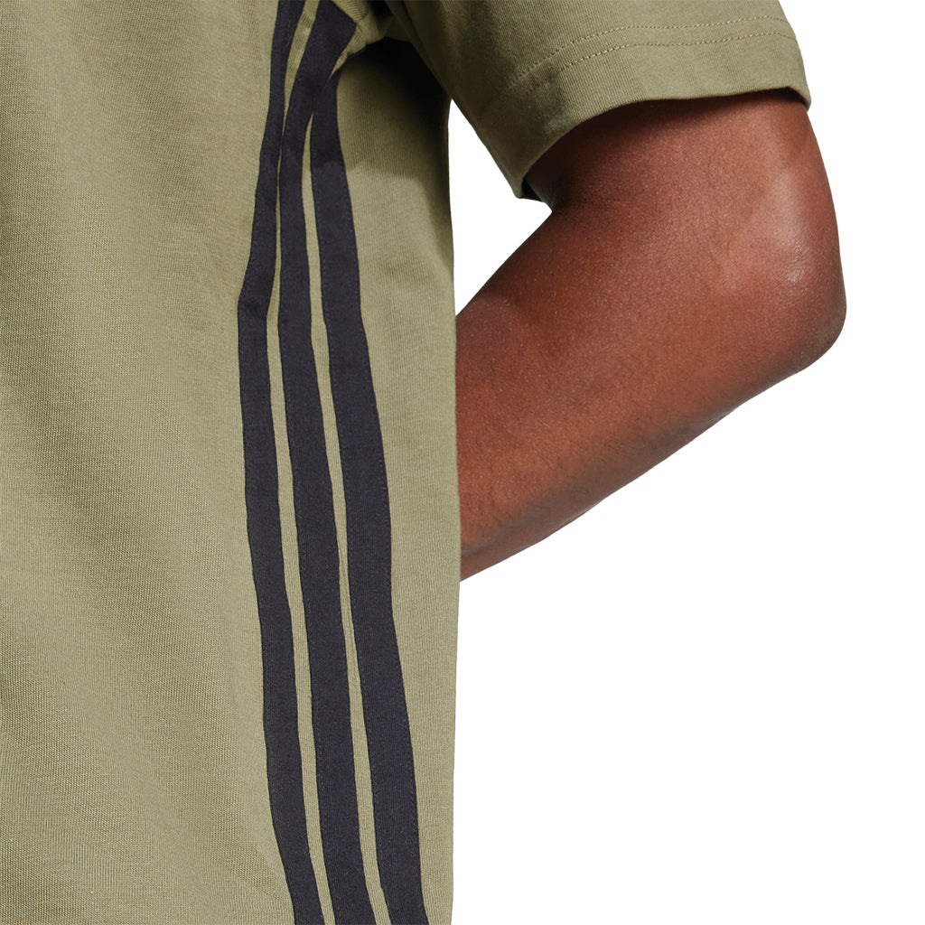 Men's Adidas Essential 3 Stripes Jersey Tee