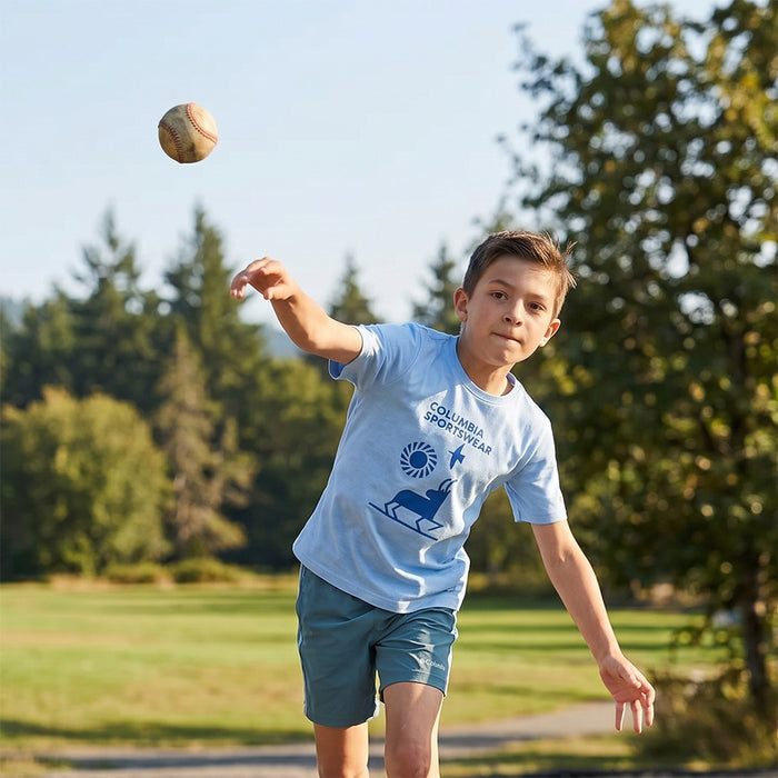 Boy's Columbia Tech Trail Graphic Shirt