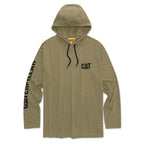 Men's CAT UPF Hooded Banner L/S Tee