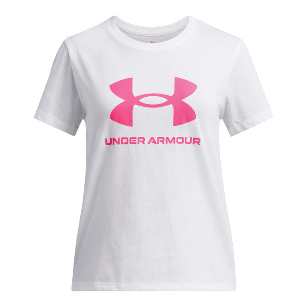 Girl's UA Big Logo Short Sleeve Tee