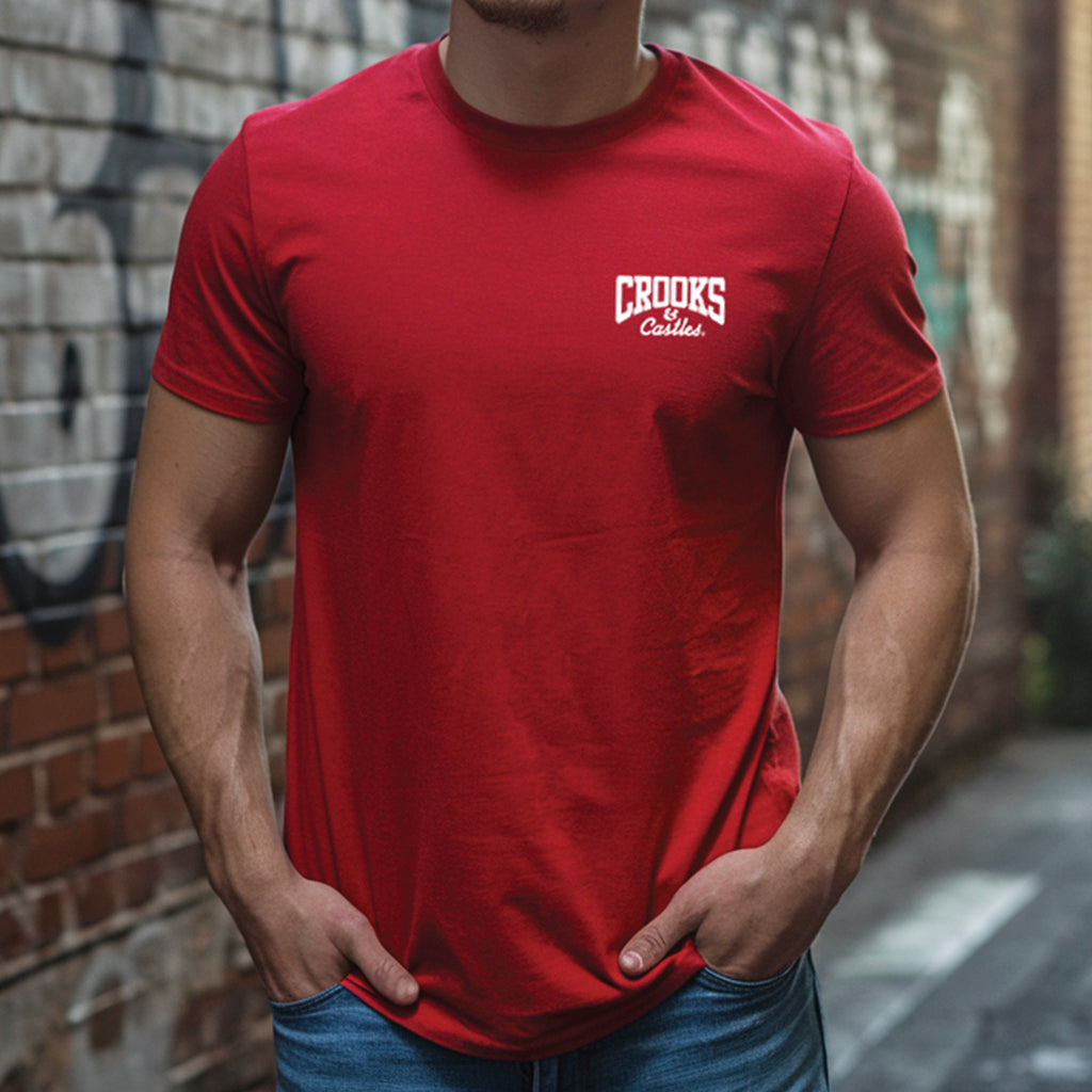 Men's Crooks & Castles Back Chain Tee