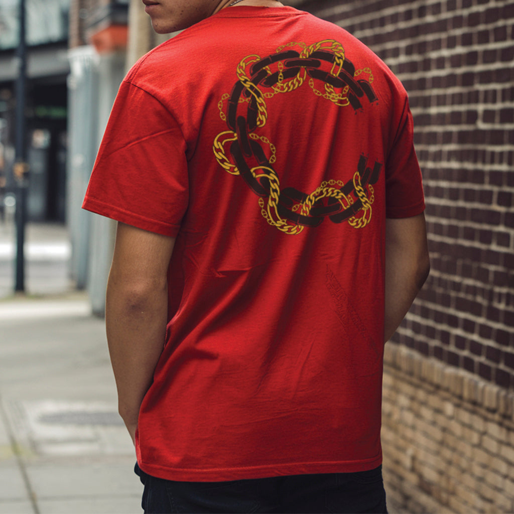 Men's Crooks & Castles Back Chain Tee