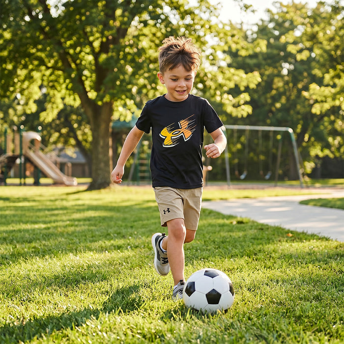 Kid's UA Woven Short SS Set