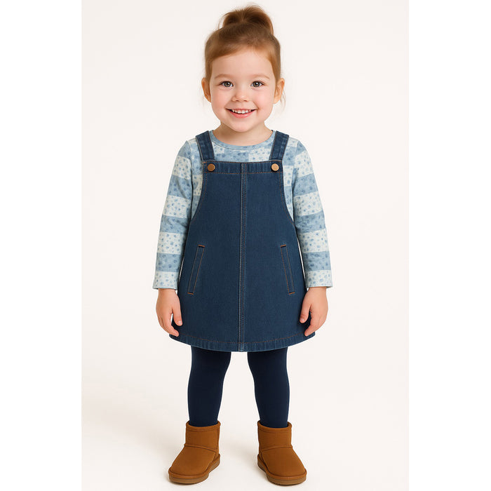 Levi's Girl's Longsleeve and Jumper Set