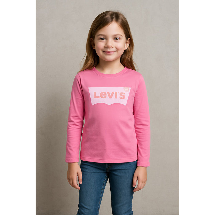 Levi's Girl's Batwing Logo L/S Tee Shirt