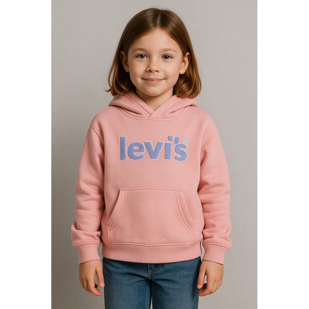 Levi's Girl's Taped Sleeve Pullover Hoodie