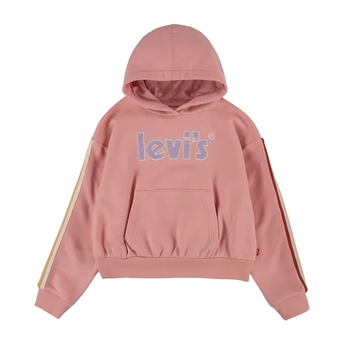 Levi's Girl's Taped Sleeve Pullover Hoodie