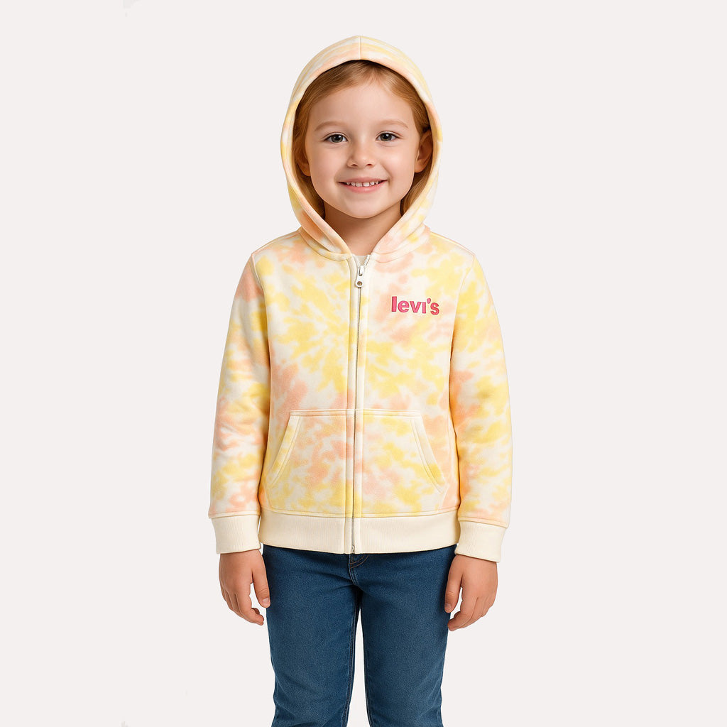 Levi's Girl's All-Over Print Full Zip Hoodie
