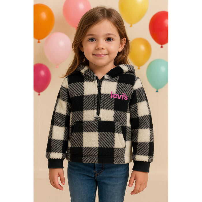 Levi's Kid's Sherpa Half Zip Hoodie