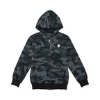 Youth Fox Head Camo Fleece Hoodie