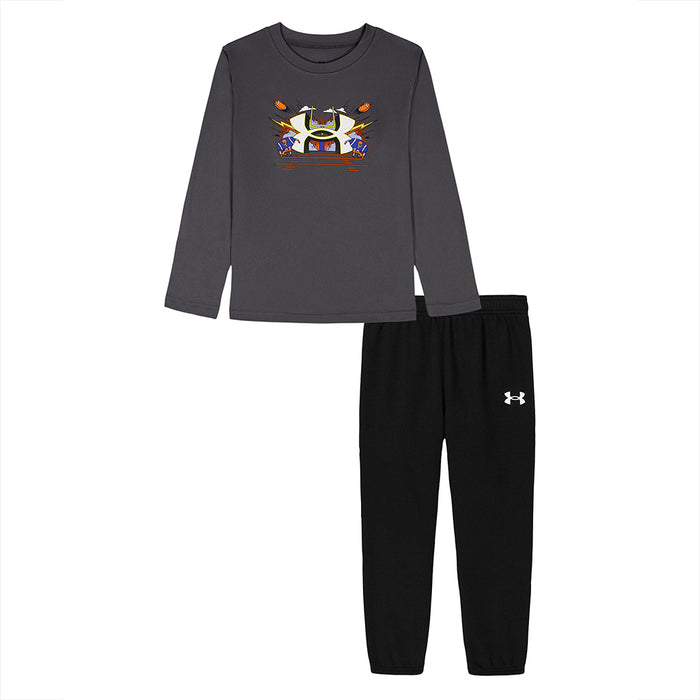Boy's UA Football Logo LS Set