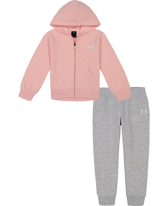Girl's UA Chest Logo Hoodie Set
