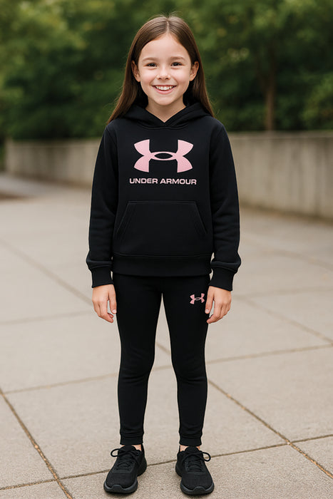 Girl's UA Rival Hoodie Set