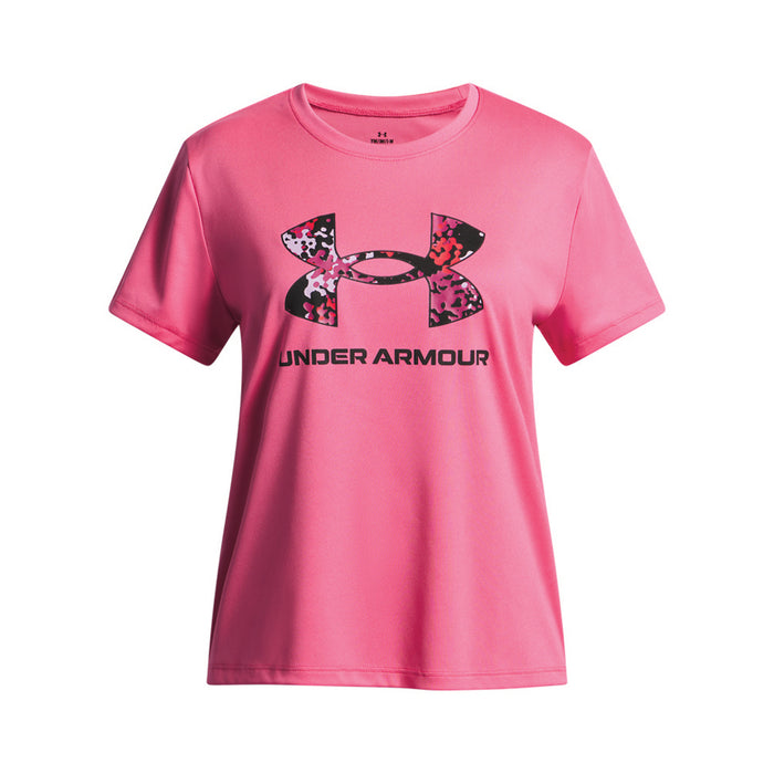 Girl's UA Tech Print Tee