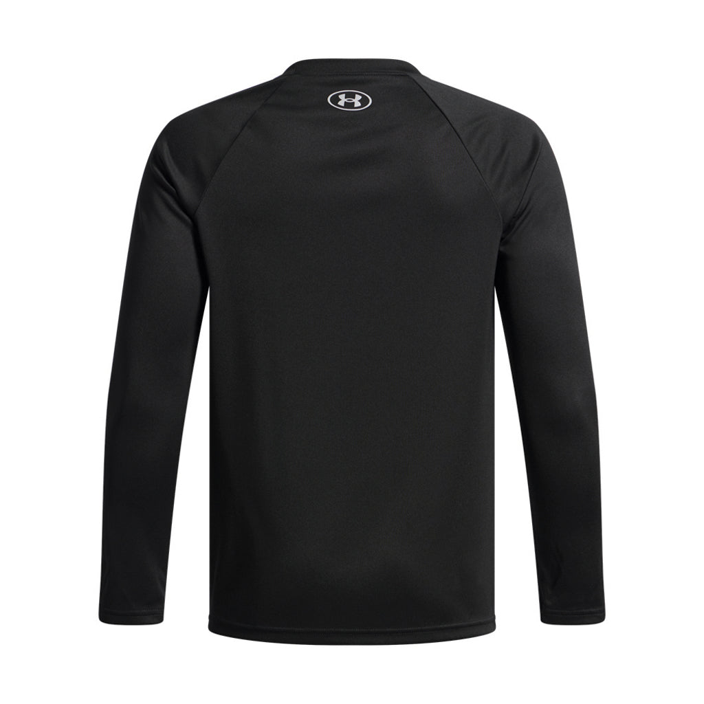 Boy's UA Tech Hybrid Print L/S Shirt