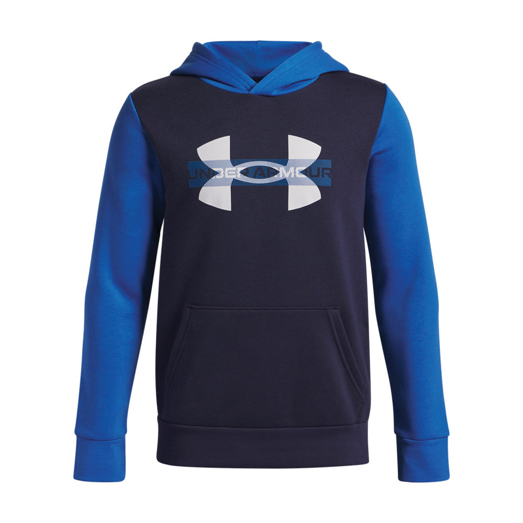 Boy's UA Rival Fleece Colorblock Hoodie