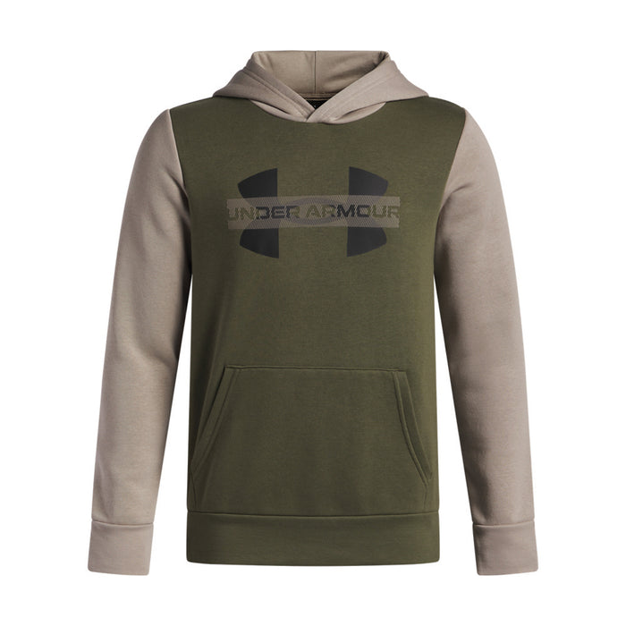 Boy's UA Rival Fleece Colorblock Hoodie