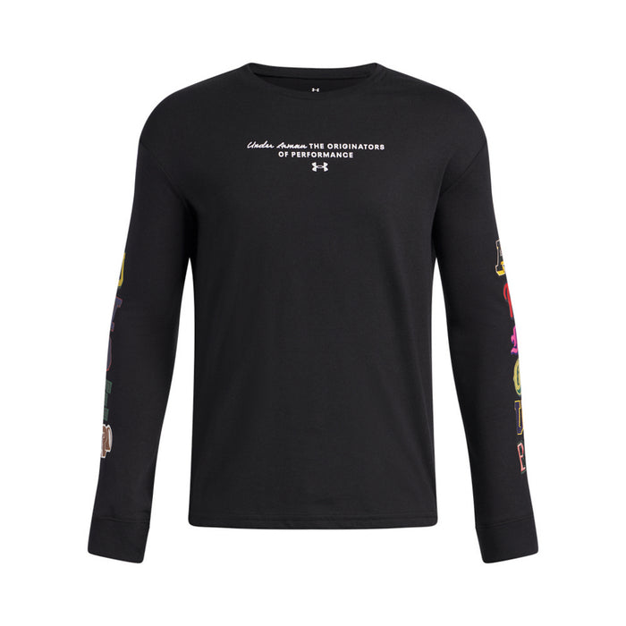 Boy's UA Varsity Patch L/S Shirt