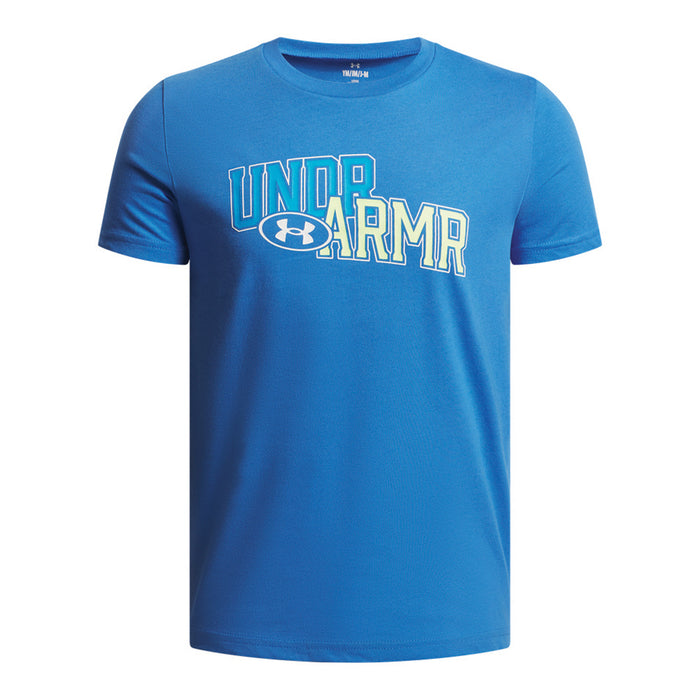 Boy's UA Flame Wordmark Tee