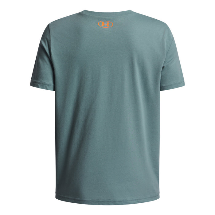 Boy's UA Flame Wordmark Tee